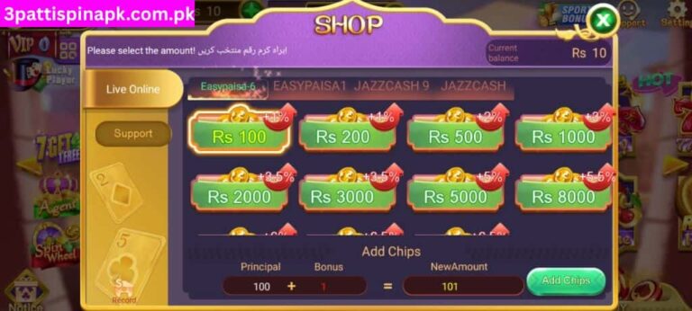 Teen Patti Spin Deposit
